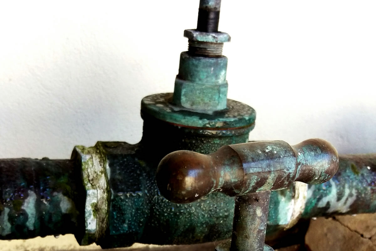 Old lead pipes and corroding plumbing can contaminate drinking water