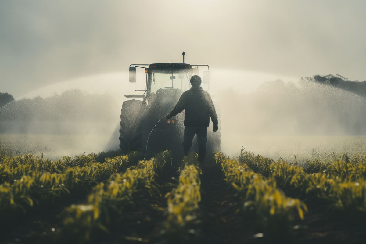 Crop spraying using pesticides can lead to contamination of water supplies Crop spraying using pesticides can lead to contamination of water supplies