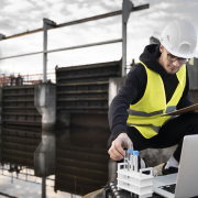 engineer-performing-water-quality-analysis-of-industrial-waters Engineer performing water quality analysis of industrial waters