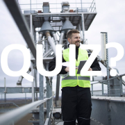 Cooling tower compliance inspector surveying roof top installations - Quiz